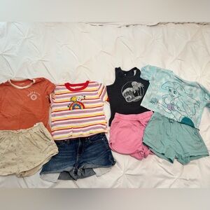 H&M Red and Yellow Short Sleeve Tees